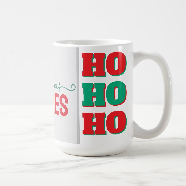 Caneca De Café happy christmas festive mug-holiday gift 2025 (Direita)