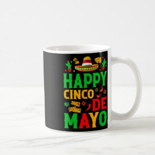 Caneca De Café Happy Cinco De Mayo Mexicano Fiesta Squad 5 De May