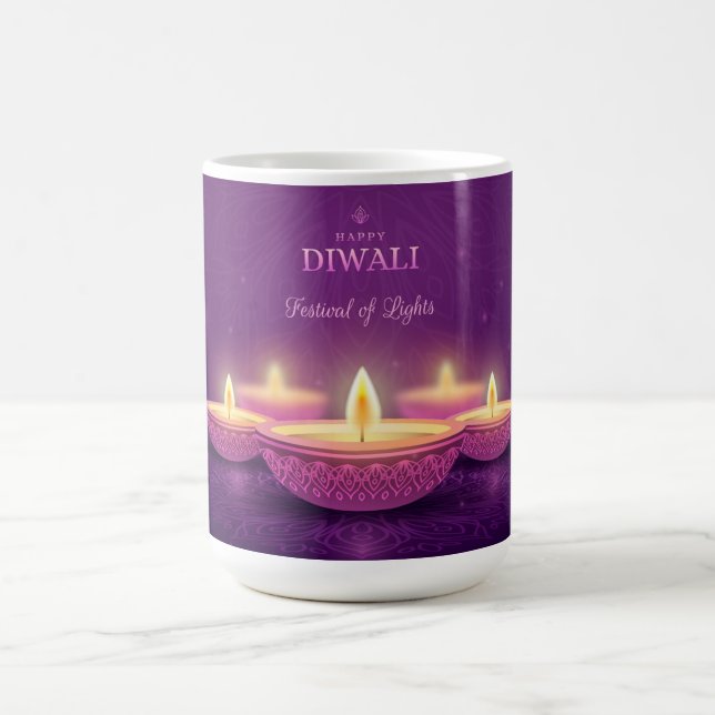 Caneca De Café Happy Diwali (Centro)
