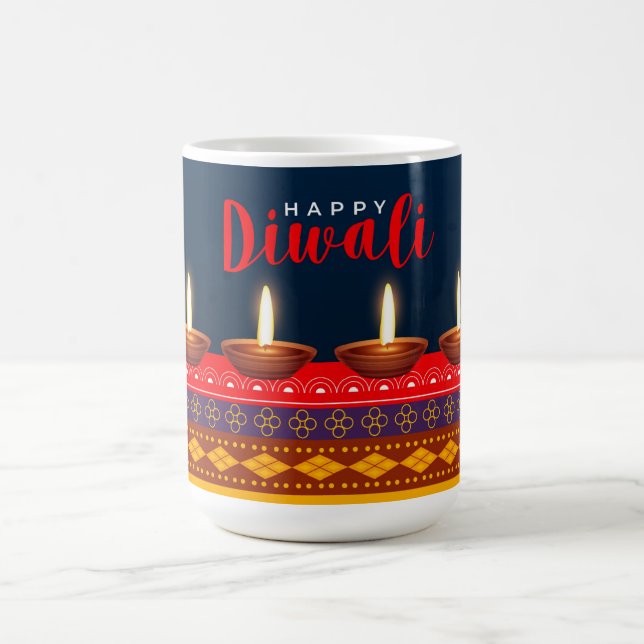Caneca De Café Happy Diwali Coffee Mug (Centro)