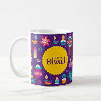 Caneca De Café Happy Diwali Mug