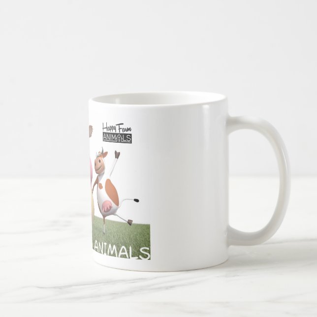 Caneca De Café Happy Farm Animal Coffee Mug - Isaak (Direita)