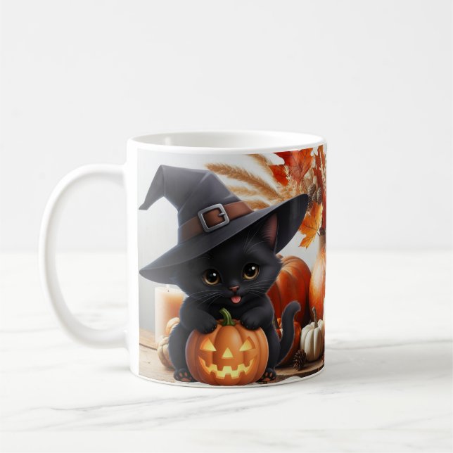 Caneca De Café Happy halloween Family (Esquerda)