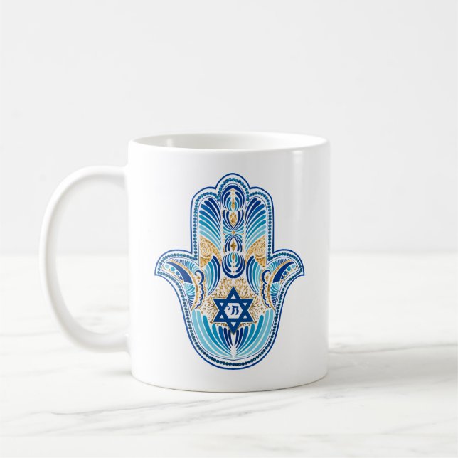 Caneca De Café Happy Hanukkah (Esquerda)