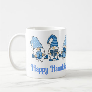 Caneca De Café Happy Hanukkah Holiday Gnomo
