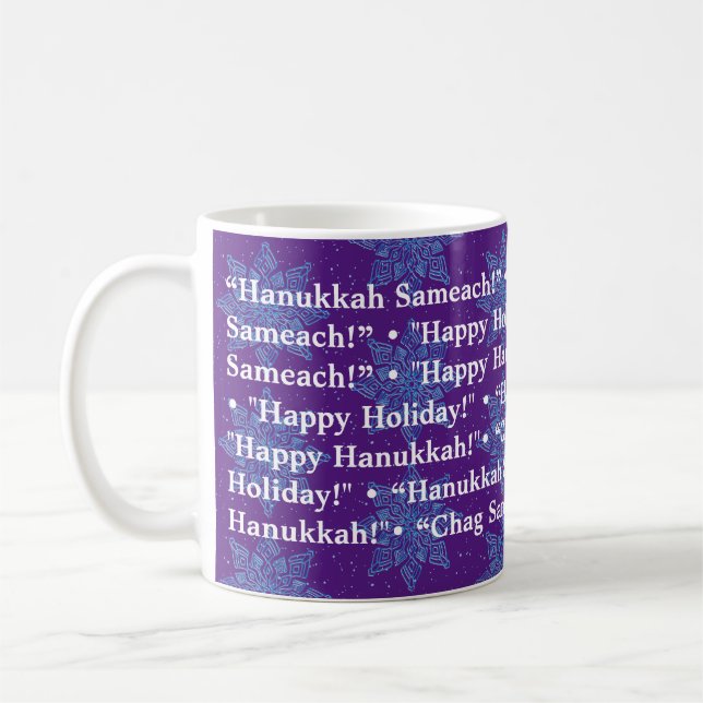 Caneca De Café Happy Hanukkah Mug (Esquerda)