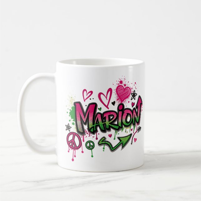 Caneca De Café Happy Hippie Marion 2 (Esquerda)