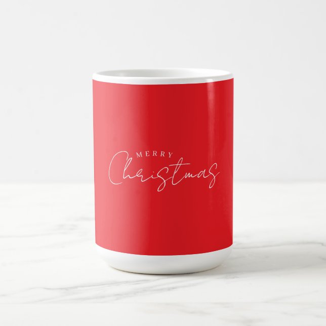 Caneca De Café Happy Holidays Christmas New Year Season Red (Centro)