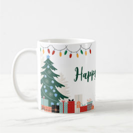 Caneca De Café Happy Holidays Festive Mug