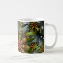 Caneca De Café Happy Holidays Fractal