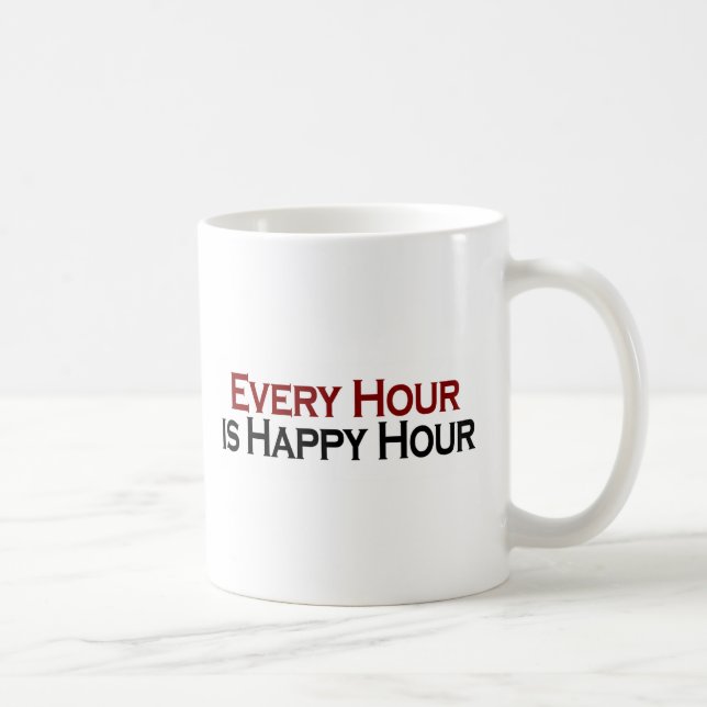 Caneca De Café Happy hour cada hora (Direita)