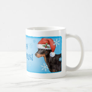 Caneca De Café Happy Howlidays Toy Manchester Terrier