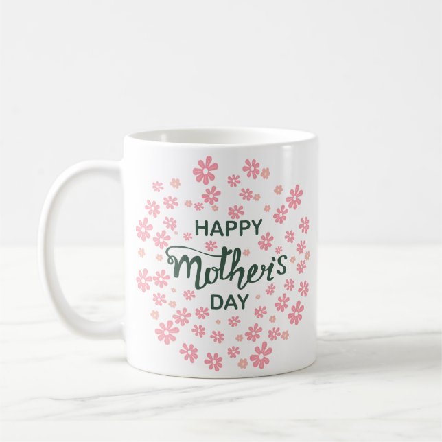 Caneca De Café Happy Mother's Day (Esquerda)