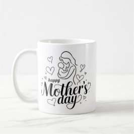 Caneca De Café Happy Mothers Day Mug gifts for moms