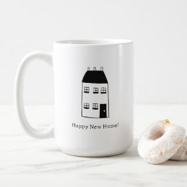 Caneca De Café Happy New Home Moving New House Quote