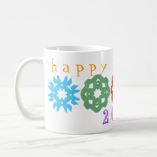 Caneca De Café Happy New Year 2027 mug (Esquerda)