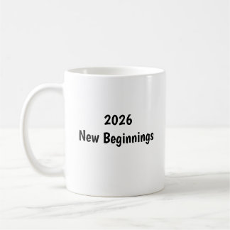 Caneca De Café Happy New Year ✨ New Beginnings Mug