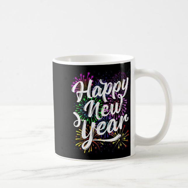 Caneca De Café Happy New Year Party Supplies 2026 Family Matching (Direita)