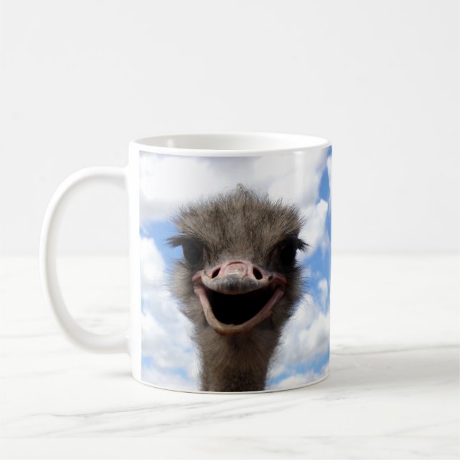 Caneca De Café Happy Ostrich (Esquerda)