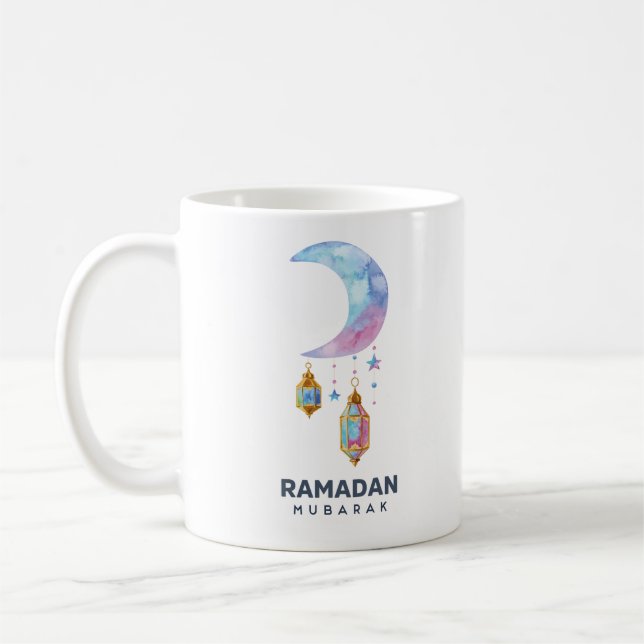 Caneca De Café Happy Ramadan Mubarak | Ramadan Kareem, muçulmano  (Esquerda)