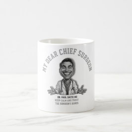 Caneca De Café Happy Surgeon Cartoon Print For Gifts