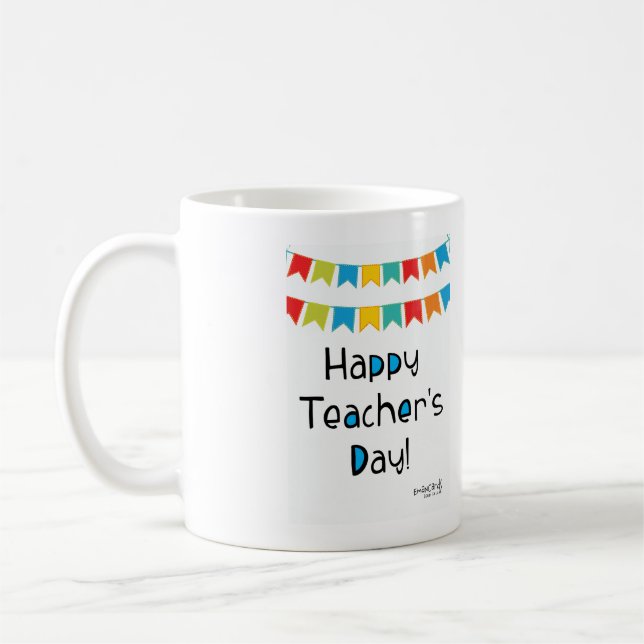 Caneca De Café Happy Teacher's Day (Esquerda)