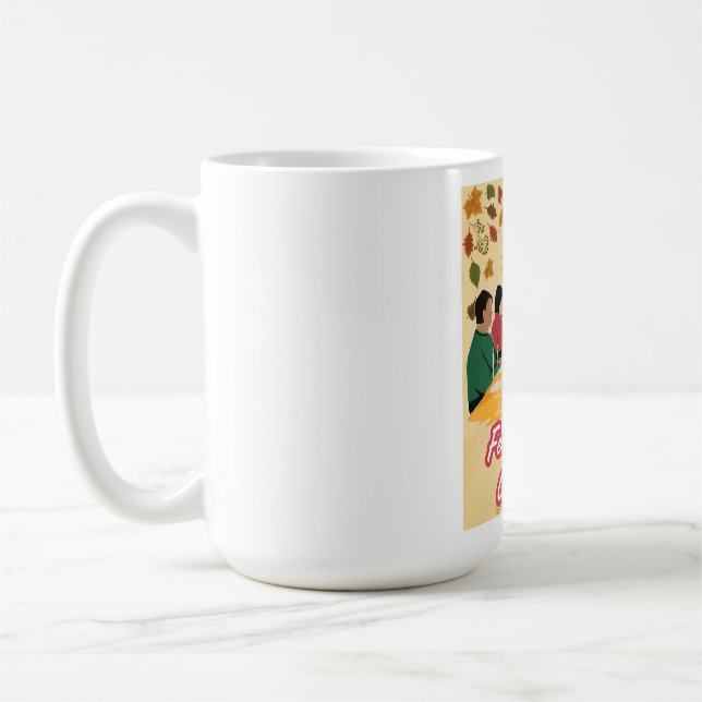 Caneca De Café Happy Thanksgiving Feast Mode Activated tee (Esquerda)