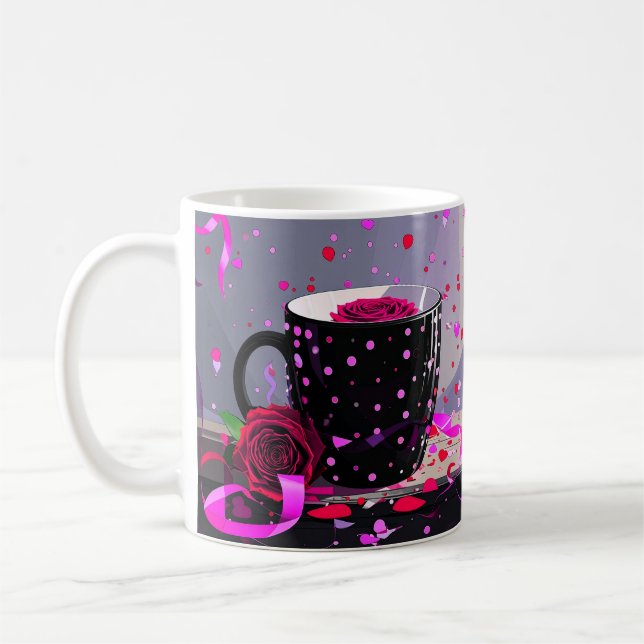 Caneca De Café Happy Valentines Day To The Best Mom Ever (Esquerda)