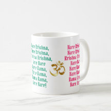 Hare Krishna Mantra Mug - Oração Devocional