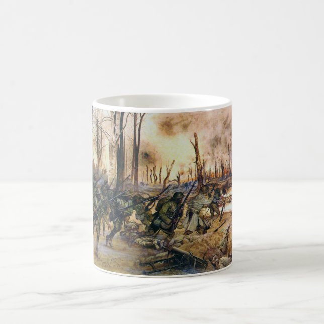Caneca De Café Harlem Hell Fighters Séchault H. Charles McBarron (Centro)