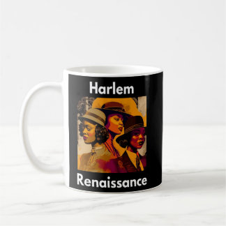 Caneca De Café Harlem Renaissance Abstrato Art Black History Mont