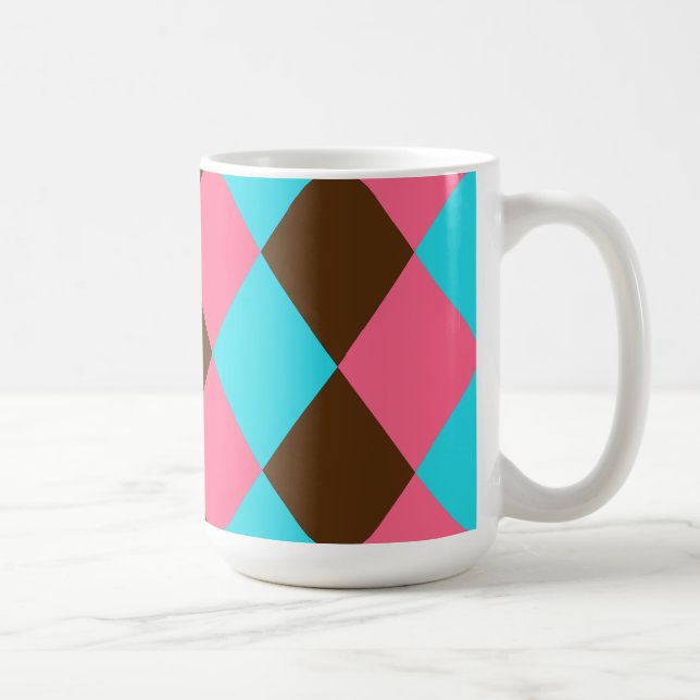 Caneca De Café Harlequin, Pastel de Chocolate (Direita)