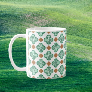 Caneca De Café Harmonia Floral