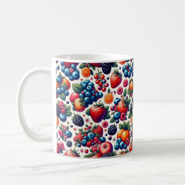Caneca De Café Harmonia Frutífera: Uma Sinfonia da Recompensa da  (Esquerda)