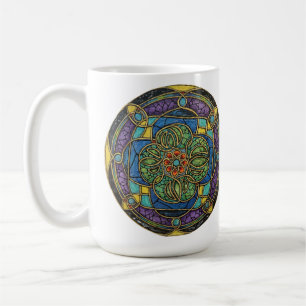 Caneca De Café Harmonia Na Luz De Vidro