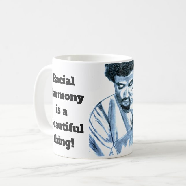 CANECA DE CAFÉ HARMONIA RACIAL  (Frente Esquerda)