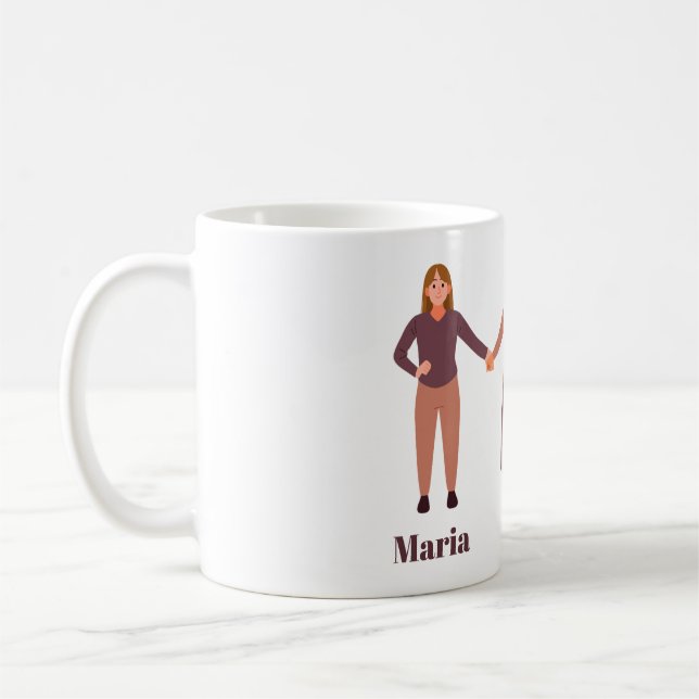 Caneca De Café Harmonia Simples com Besties (Esquerda)