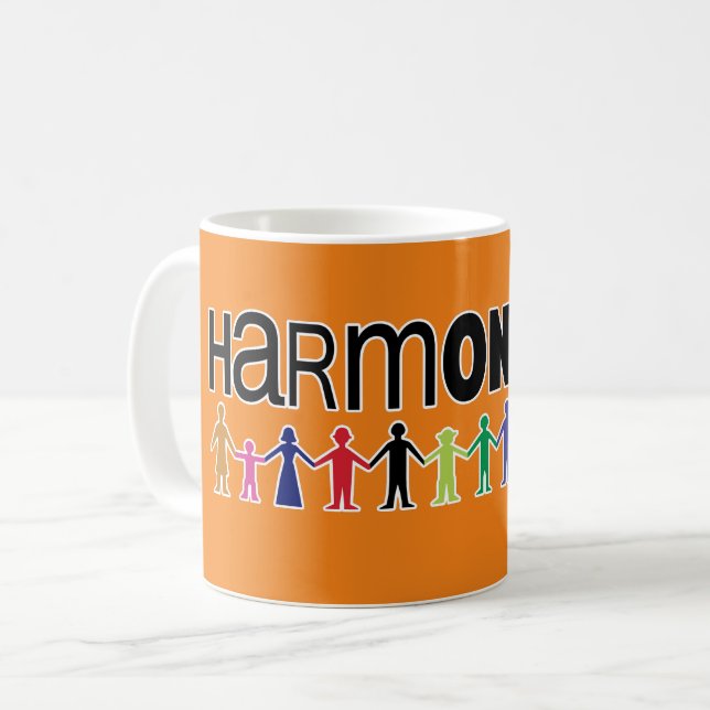 Caneca De Café Harmony Day Austrália (Frente Esquerda)