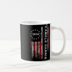 Caneca De Café Harris 2024 American Flag Kamaka Apoiador 1
