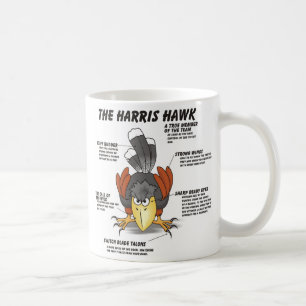 Caneca De Café Harris Hawk desenhos animados
