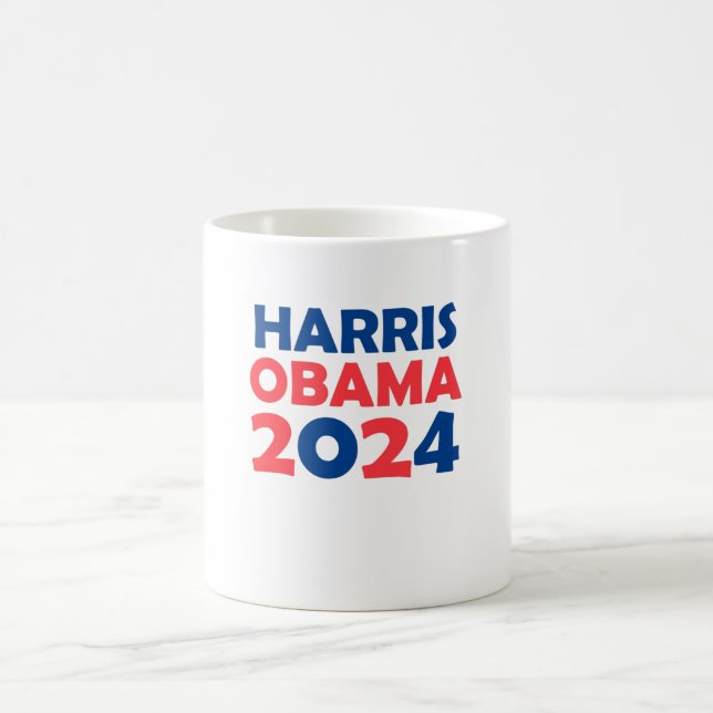 Caneca De Café Harris Obama 2024 (Centro)