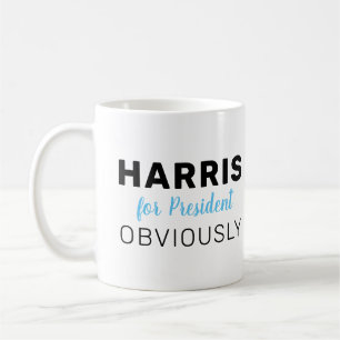 Caneca De Café Harris Para Presidente Obviamente 2024