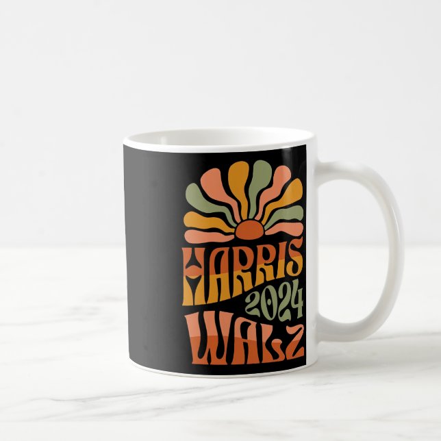 Caneca De Café Harris Para Uma Estética Boho Amanhã De 2024 (Direita)