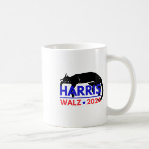 Caneca De Café Harris Tim Waltz Harris Waltz 2024 Harris Gato