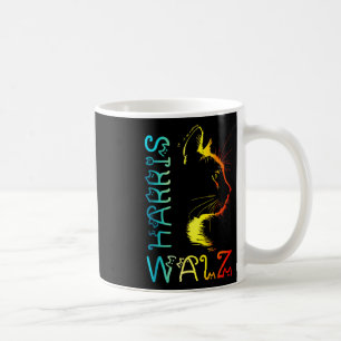 Caneca De Café Harris Valsa 2024 Kamala Wheimer Dona de Gato Engr