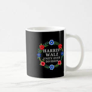 Caneca De Café Harris Waltz 2024 Unity Over Division Vote Harris
