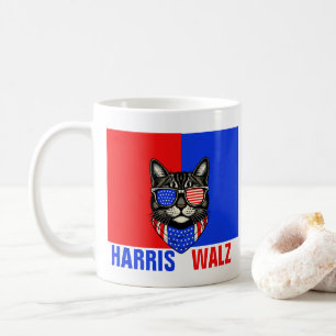 Caneca De Café Harris Walz 2024 Obviamente