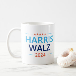 Caneca De Café Harris Walz 2024 para Presidente