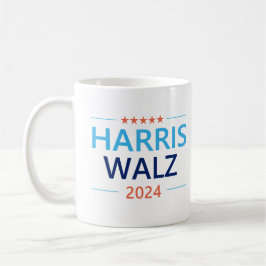 Caneca De Café Harris Walz 2024 para Presidente
