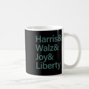 Caneca De Café Harris Wheimer Joy Liberdade Vote Kamala Harris Pr
